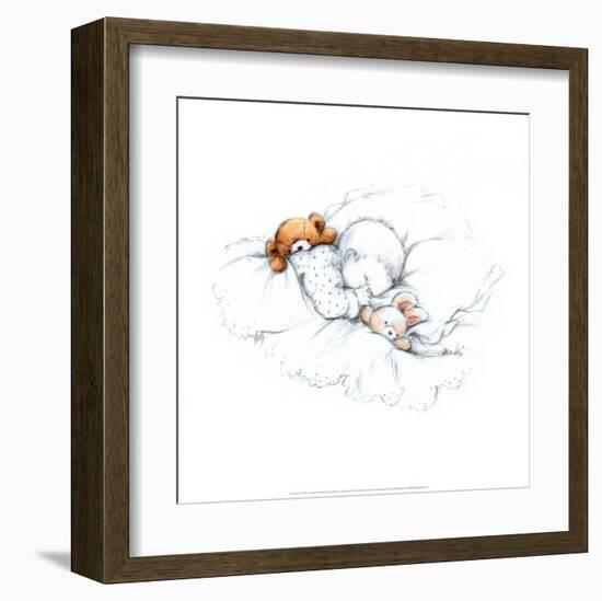 Sleepy Time III-Makiko-Framed Art Print