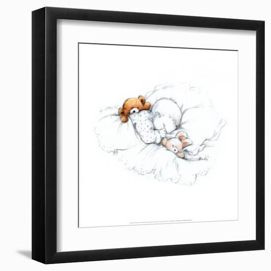 Sleepy Time III-Makiko-Framed Art Print