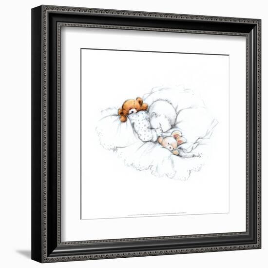 Sleepy Time III-Makiko-Framed Art Print