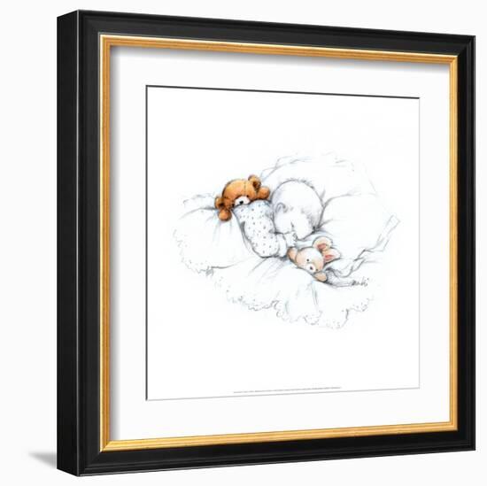 Sleepy Time III-Makiko-Framed Art Print