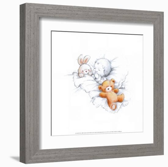 Sleepy Time IV-Makiko-Framed Art Print