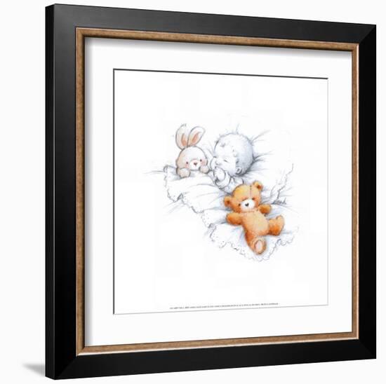 Sleepy Time IV-Makiko-Framed Art Print