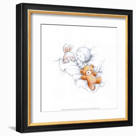 Sleepy Time IV-Makiko-Framed Art Print