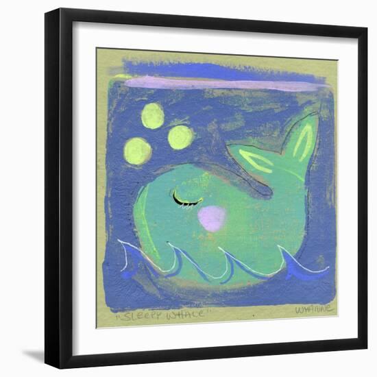 Sleepy Whale-Wyanne-Framed Giclee Print