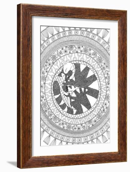 Sleepyhead Outlines-Hello Angel-Framed Giclee Print