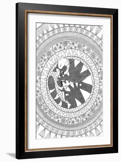 Sleepyhead Outlines-Hello Angel-Framed Giclee Print