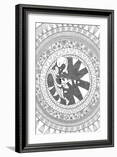 Sleepyhead Outlines-Hello Angel-Framed Giclee Print