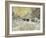Sleigh Ride in Central Park-Childe Hassam-Framed Giclee Print