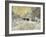 Sleigh Ride in Central Park-Childe Hassam-Framed Giclee Print