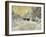 Sleigh Ride in Central Park-Childe Hassam-Framed Giclee Print