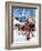 "Sleigh Ride Through Town,"December 1, 1939-William Meade Prince-Framed Giclee Print