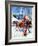 "Sleigh Ride Through Town,"December 1, 1939-William Meade Prince-Framed Giclee Print