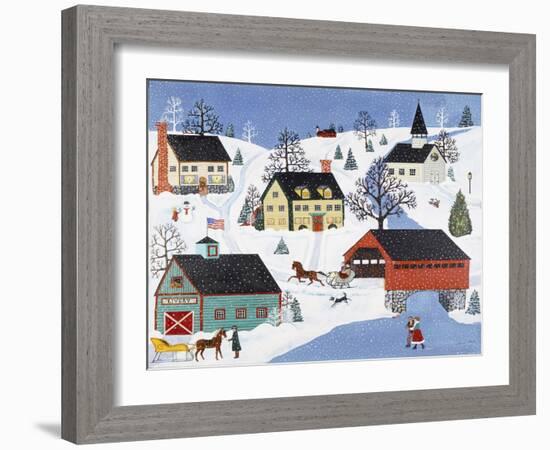 Sleigh Ride-Susan Henke Fine Art-Framed Giclee Print