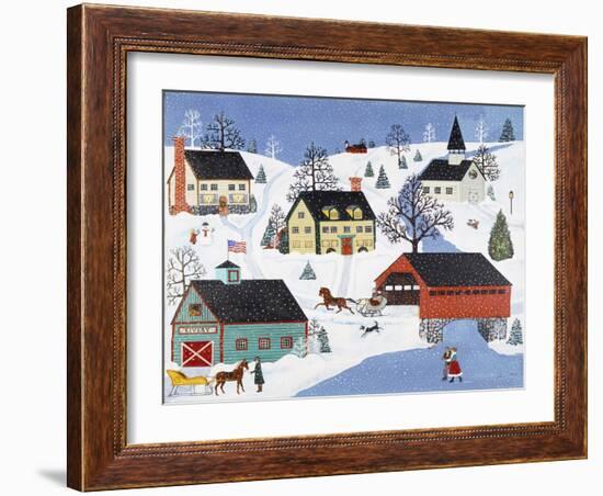 Sleigh Ride-Susan Henke Fine Art-Framed Giclee Print