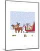 Sleighride - Wink Designs Contemporary Print-Michelle Lancaster-Mounted Art Print