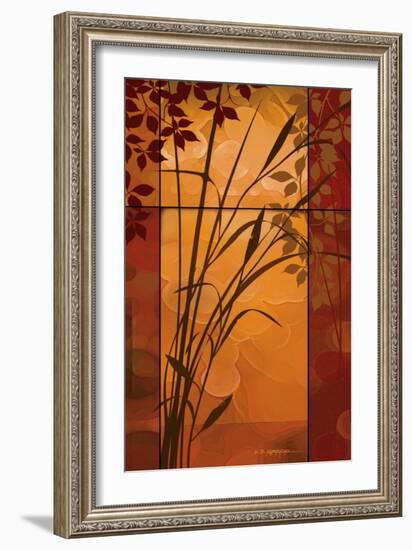 Slender Grasses-Edward Aparicio-Framed Art Print