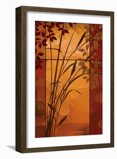 Slender Grasses-Edward Aparicio-Framed Art Print