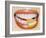 Slice of Lemon Between Teeth-Cristina-Framed Photographic Print