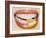 Slice of Lemon Between Teeth-Cristina-Framed Photographic Print