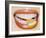 Slice of Lemon Between Teeth-Cristina-Framed Photographic Print