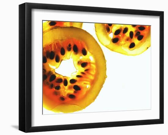 Sliced Passion Fruit-null-Framed Photographic Print
