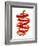 Sliced Red Peppers-Petr Gross-Framed Photographic Print