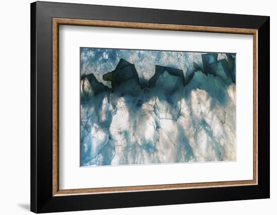 Sliced rock crystals-Zandria Muench Beraldo-Framed Photographic Print