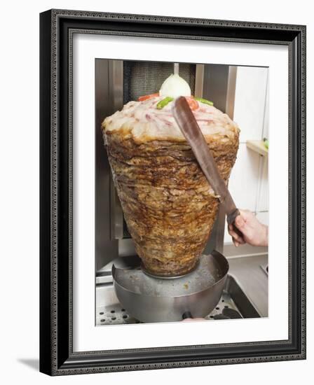 Slicing Doner Kebab-null-Framed Photographic Print