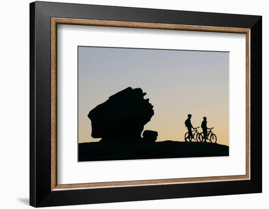 Slickrock Bike Trail, Moab, Utah, USA, (Mr)-Norbert Eisele-Hein-Framed Photographic Print