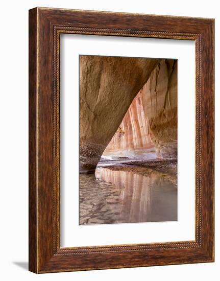 Slide Arch in Paria Canyon, Vermillion Cliffs Wilderness, Utah-Howie Garber-Framed Photographic Print