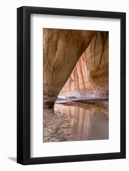 Slide Arch in Paria Canyon, Vermillion Cliffs Wilderness, Utah-Howie Garber-Framed Photographic Print