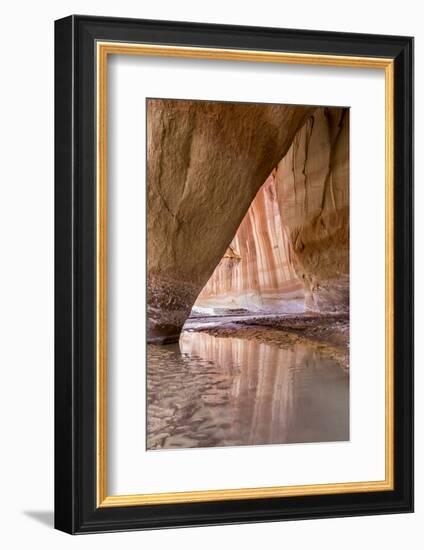 Slide Arch in Paria Canyon, Vermillion Cliffs Wilderness, Utah-Howie Garber-Framed Photographic Print