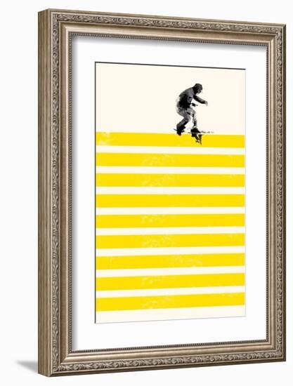 Slide in Stripes-Robert Farkas-Framed Art Print