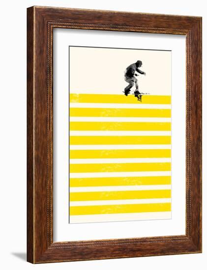 Slide in Stripes-Robert Farkas-Framed Art Print