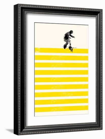 Slide in Stripes-Robert Farkas-Framed Art Print