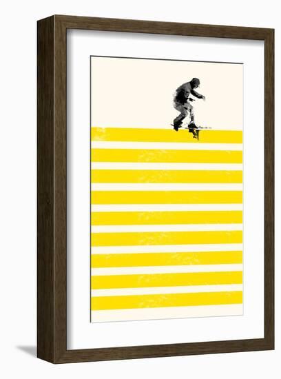 Slide in Stripes-Robert Farkas-Framed Art Print