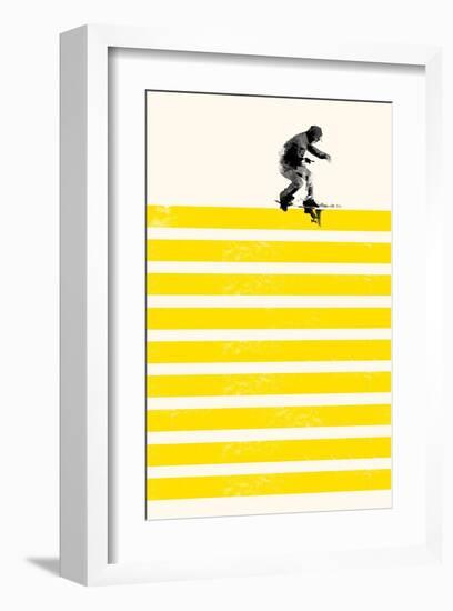 Slide in Stripes-Robert Farkas-Framed Art Print