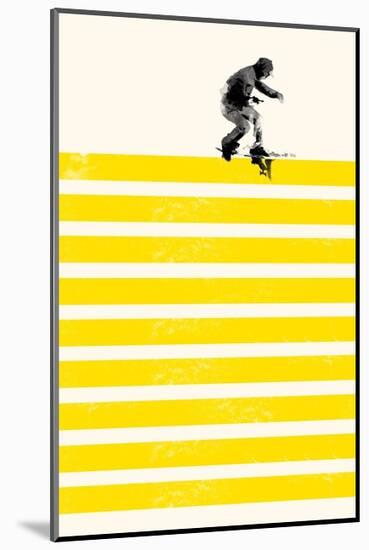 Slide in Stripes-Robert Farkas-Mounted Art Print