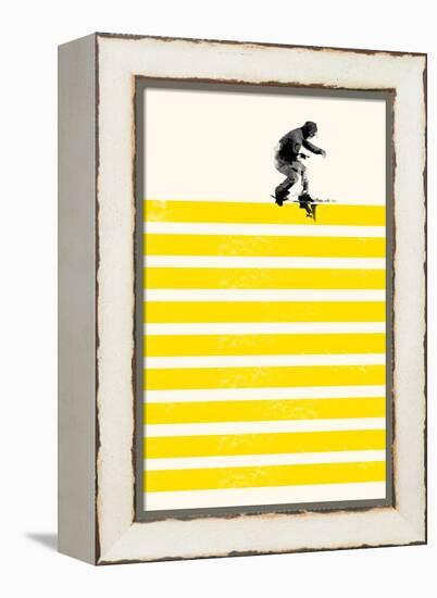 Slide in Stripes-Robert Farkas-Framed Stretched Canvas