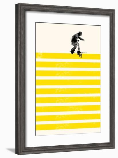 Slide in Stripes-Robert Farkas-Framed Art Print