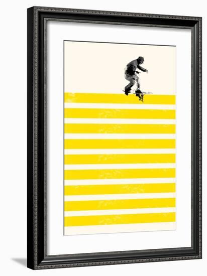 Slide in Stripes-Robert Farkas-Framed Art Print