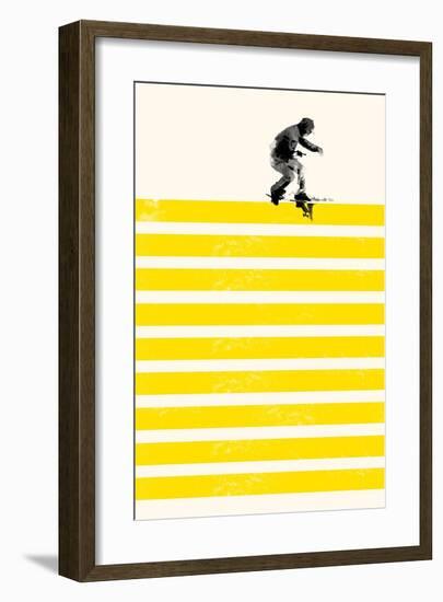 Slide in Stripes-Robert Farkas-Framed Art Print