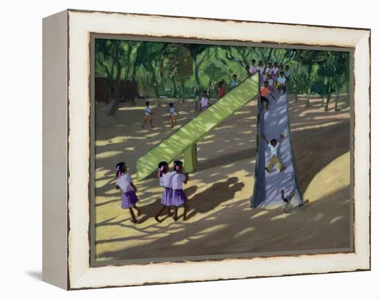 Slide, Mysore, 2001-Andrew Macara-Framed Premier Image Canvas