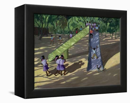 Slide, Mysore, 2001-Andrew Macara-Framed Premier Image Canvas