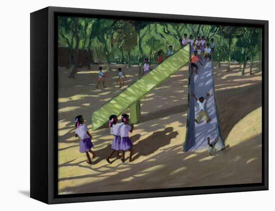 Slide, Mysore, 2001-Andrew Macara-Framed Premier Image Canvas