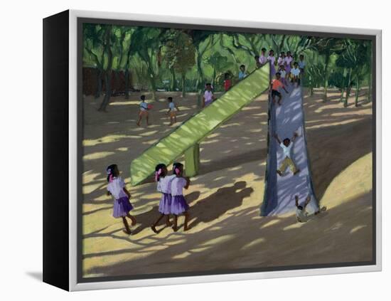 Slide, Mysore, 2001-Andrew Macara-Framed Premier Image Canvas