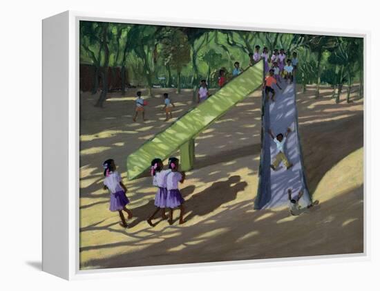 Slide, Mysore, 2001-Andrew Macara-Framed Premier Image Canvas