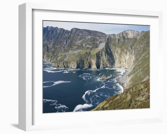 Slieve League Cliffs, Sea Cliffs 300M High, County Donegal, Ulster, Republic of Ireland (Eire)-Gavin Hellier-Framed Photographic Print