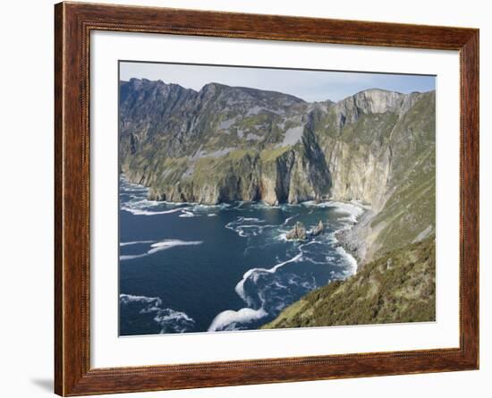 Slieve League Cliffs, Sea Cliffs 300M High, County Donegal, Ulster, Republic of Ireland (Eire)-Gavin Hellier-Framed Photographic Print