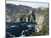 Slieve League Sea Cliffs, Rising to 300M, County Donegal, Ulster, Eire (Republic of Ireland)-Gavin Hellier-Mounted Photographic Print